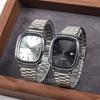 Famous Brand Men Watch Steel Strap Silver Color Calendar Quartz Watches Luxury Women Gift Wristwatch Dropshipping Clock