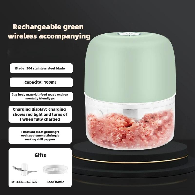 

Электрический пресс для чеснока, беспроводной артефакт для чеснокодавилки, мини-чеснокорезка