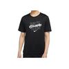 Nike Miler Wild Run Quick-Dry Training Short-Sleeve T-Shirt Men Tops Black DA1182-010