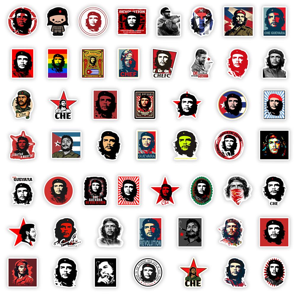 10/25/50Pcs Che Guevara Fan Art Sticker DIY Toy Gift Waterproof Graffiti Decal for Junk Journal Laptop Luggage Bottle Decorative