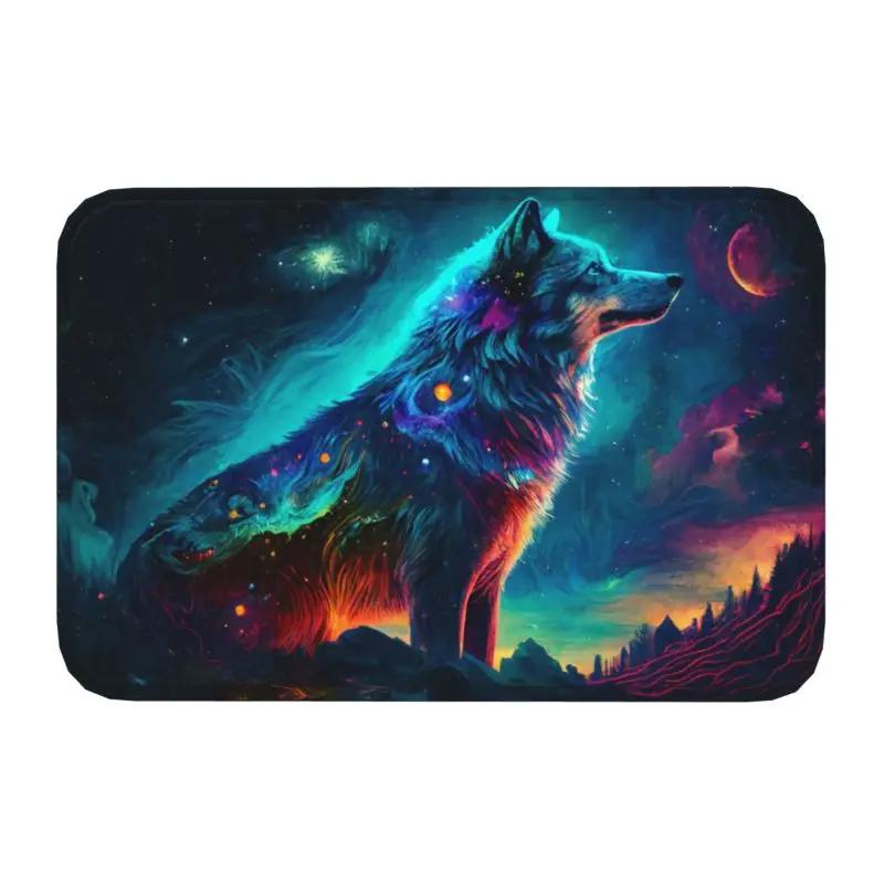 Animal Wolf Front Floor Door Entrance Mat Indoor Kitchen Bathroom Doormat Bedroom Carpet Rug