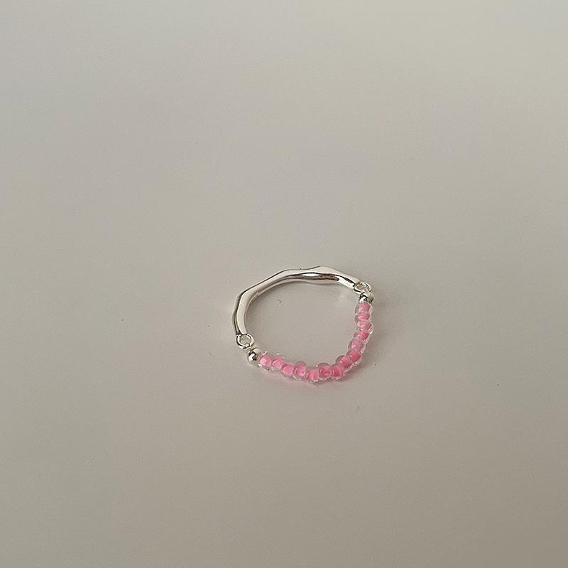 Sweet And Cool Style Love Elastic Rope Ring Female Fresh And Elegant Retro Fashion Personality Temperament Versatile Ring Ring