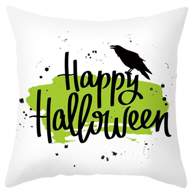 New Halloween Pillow Cover Home Decoration Spoof Pumpkin Sofa Waist Cushion Cushion Cover Pillow Cover