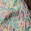 100x140cm Retro Floral Geprägter Jacquardstoff Palaststil Atemberaubendes Floralmuster Garngefärbter Stoff Zum Nähen von Kleidung Kleid
