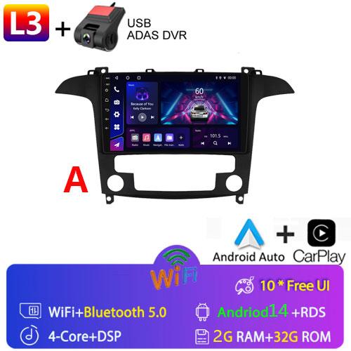 Android14 Car Radio for Ford S Max 2006 2007 2008 - 2010 2011 2015 Car Multimedia Video Player Radio GPS Stereo Auto 2din 7862