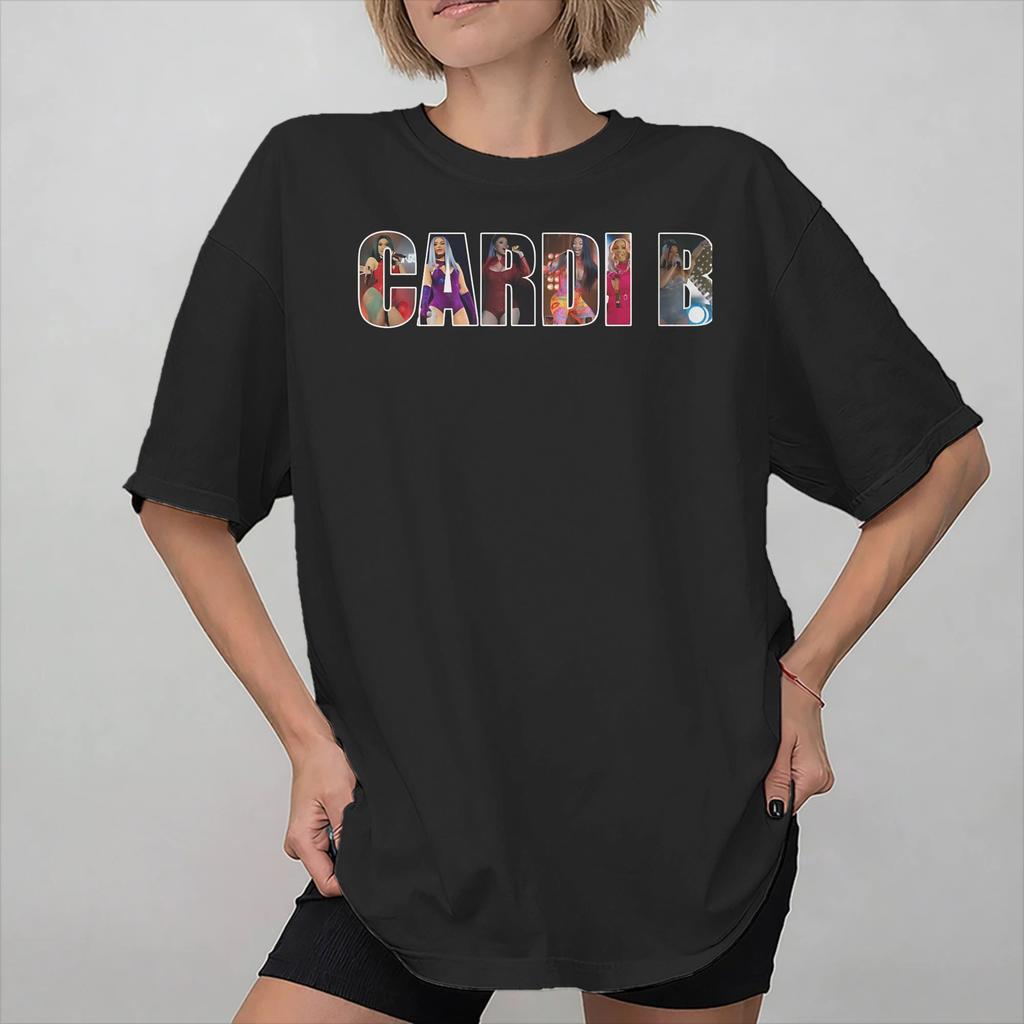 Unisex Women New Arrival Cardi B Tour Concerts Little Miss Drama 2026 Tour Tee T Shirt 100 Cotton Tshirts Clothing