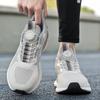 Men's Shoes Rotating Button Running Teen Student Popcorn Shock Absorbing Breathable Casual Sports Trend Shoes