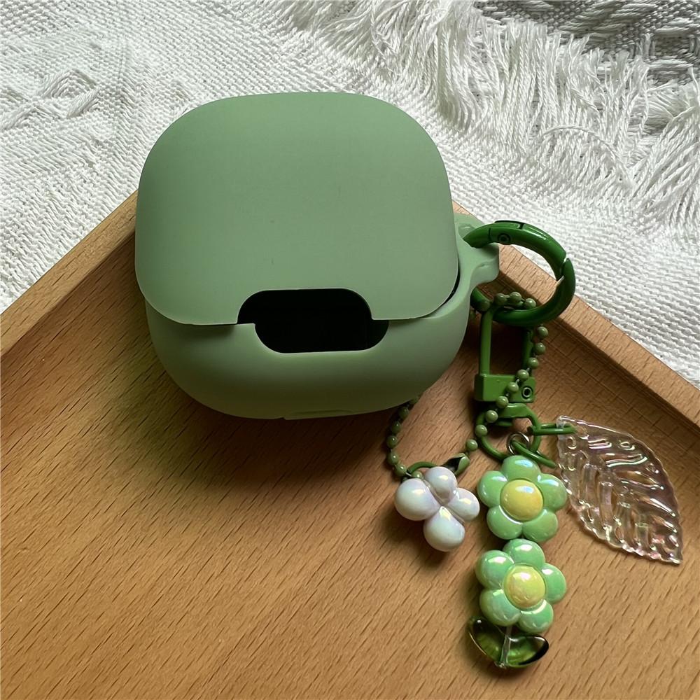 New Silicone Headphone Cover For Anker Soundcore Liberty 4 NC Wireless Earbuds Case Dustproof Earphone Charging Box With Keyring