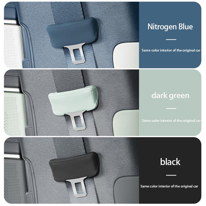 For ZEEKR 001 ZEEKR X Seat belt with silicone protective cover Scratch resistant and silent Seat belt accessories