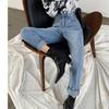 Mom-Jeans für Damen, hohe Taille, Boyfriend-Jeans für Damen, Haremshose, Denim, Streetwear, knöchellange Jeans mit hoher Taille