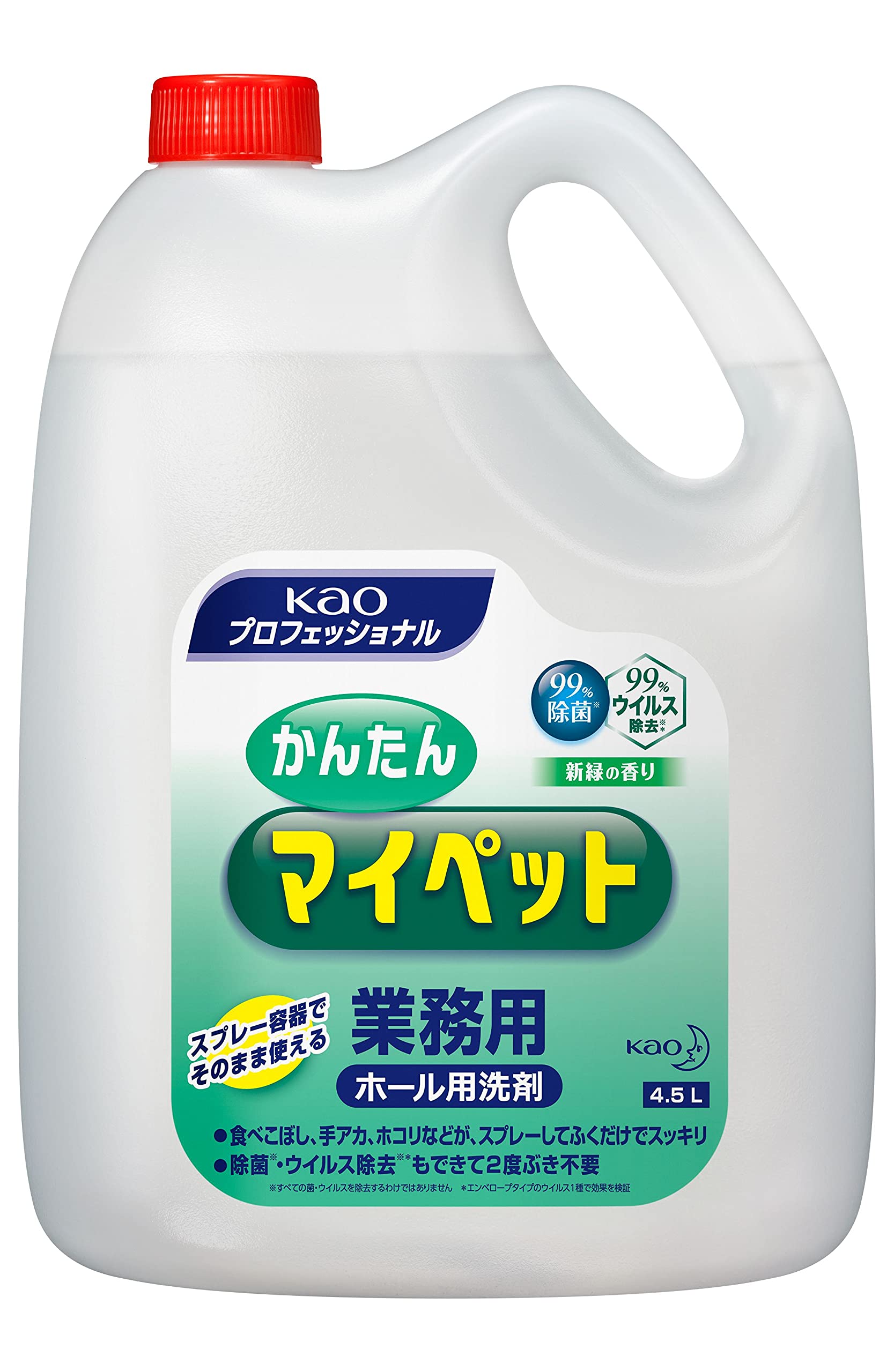 

Kao Easy My Pet Cleaner для коммерческих залов и профессиональных услуг (4,5 л) Использование, Очистка,