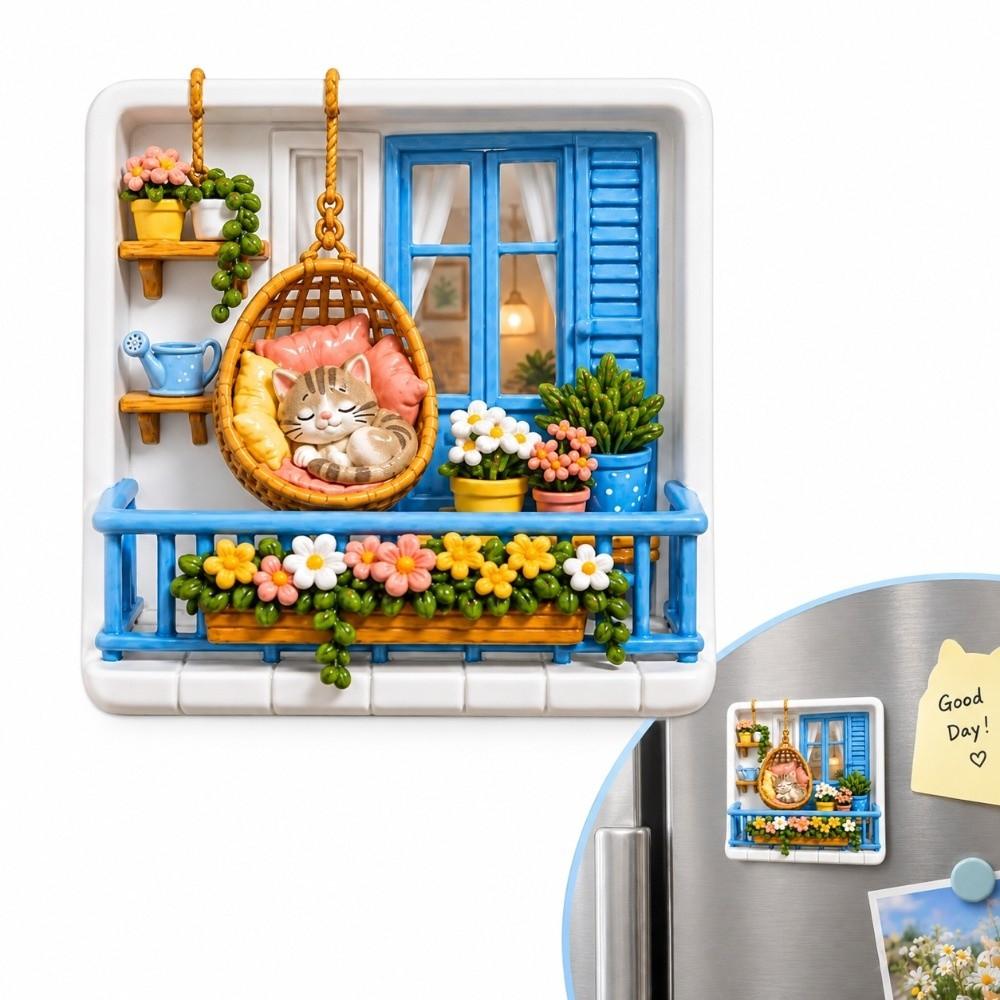 Simulation Refrigerator Magnet 3D Relief 3D Refrigerator Stickers  Refrigerator Decoration