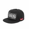 Trendy 3D Letter Print Flat Brim Baseball Cap - Unisex Hip Hop Skate Style