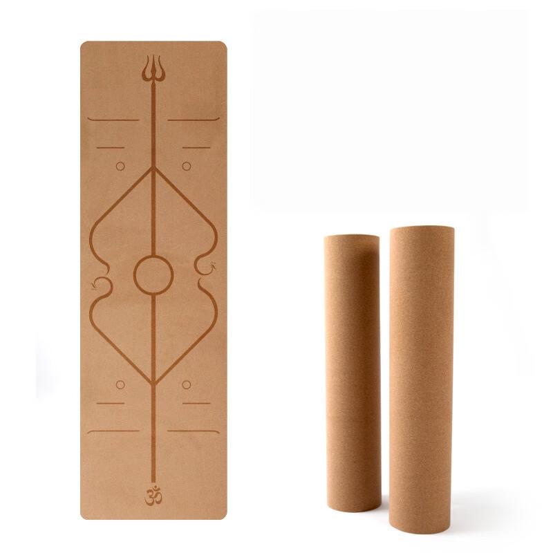 Canchi Widened PU Yoga Mat with Alignment Lines