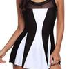 Bikini One-piece Swimsuit Women's Sexy Mesh Plain Splicing Boxers Conservative Skirt Swimsuit New