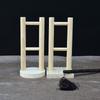 Solid Wood Headphone Stand, Headphone Headset Hanger Display Stand, Universal Noise Reduction Headphone Stand Wall Mount