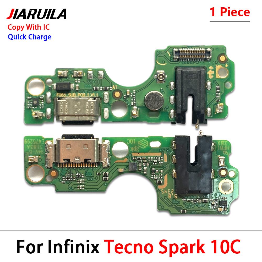 New Bottom Charging USB Date Dock Microphone Charger Flex Cable For Tecno Pop 1 Spark 1 6 Air 7 Pro 7T 8 8C 8P 8T 11C Go 1116