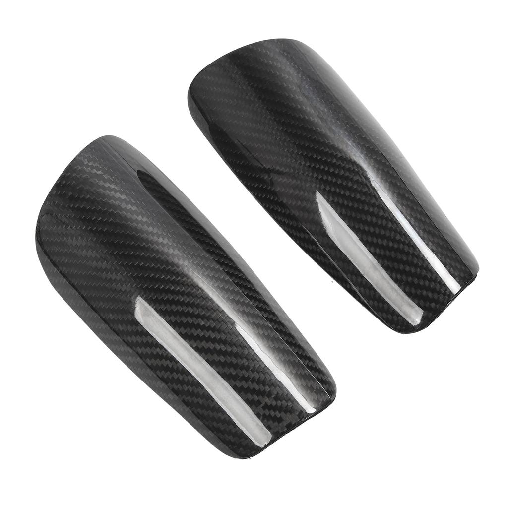 1Pair Soccer Shin Guard Carbon Fiber Shin Pads with Storage Bag Light Weight Protective Soccer Equipment for Kids