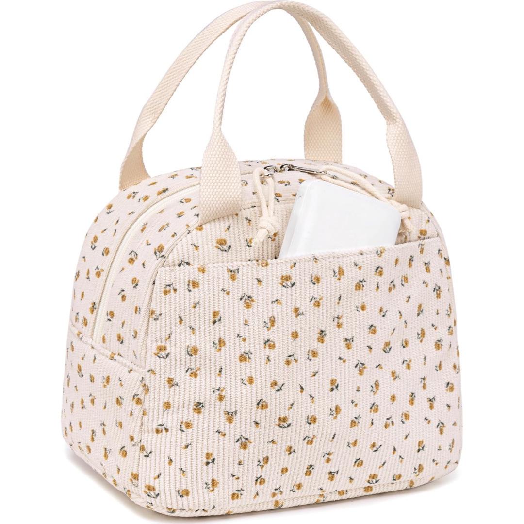 

Insulated Lunch Box Bag for Students & Office Workers, Handheld or Shoulder Style