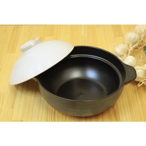 Living Earthenware Pot No. 8, 30cm, for 3-4 people, boil-over resistant, perfect for rice and banquets