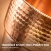Copper Cup with Side Handle Shatter-Resistant Drinkware Long-Lasting for Camping