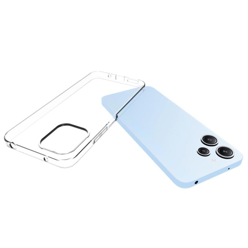 

For Xiaomi Redmi 12 4G Glossy Watermark-Free TPU Case Transparent Phone Cover A
