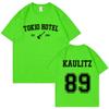 Rock Band Tokio Hotel Kaulitz Tričko Pánská Móda Neformální Tričko s krátkým rukávem Hip Hop Punk Trička nadměrné velikosti Unisex Streetwear