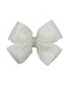 European Style Kids Sequin Bow Hair Clip with Rhinestones - Shiny Double Layer Accessory