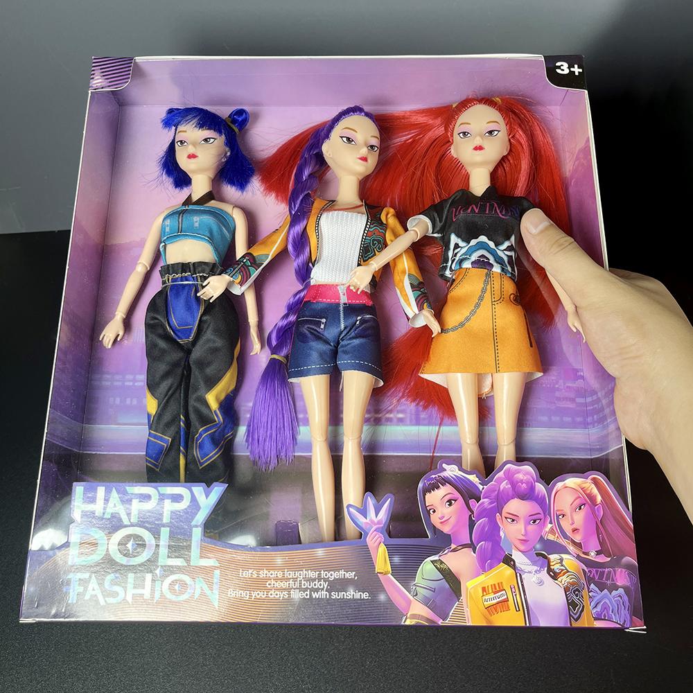 11 Zoll Kpop Dämonenjäger Wunderschöne Prinzessin Puppe Spielzeug Rumi Mira Zoey Actionfigur Mädchenherz Dekorative Puppe Weihnachtsgeschenke