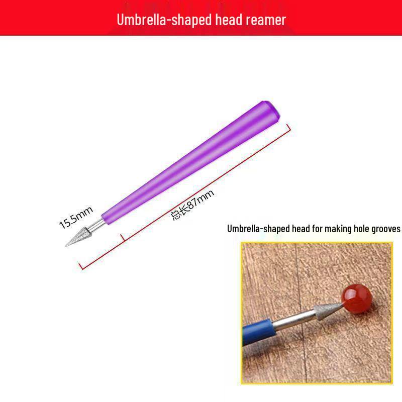 

DIY Hole Expanding Tool for Beads: Walnut, Jade, Pearl, Emerald, Amber & More. Perfect for Buddhist Beads & Handcrafted Jewelry Projects.