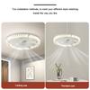 Smart Ceiling Fan with LED Light Dimmable Ceiling Fans Light Remote Control 3 Color Temperature 4 Speeds for Bedroom Living Room