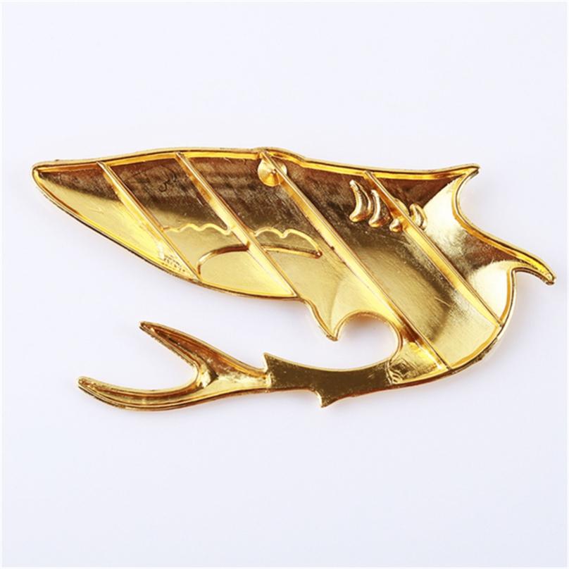 High Quality 3D Car Motorcycle Auto Logo Metal Shark Emblem Badge Decal Sticker