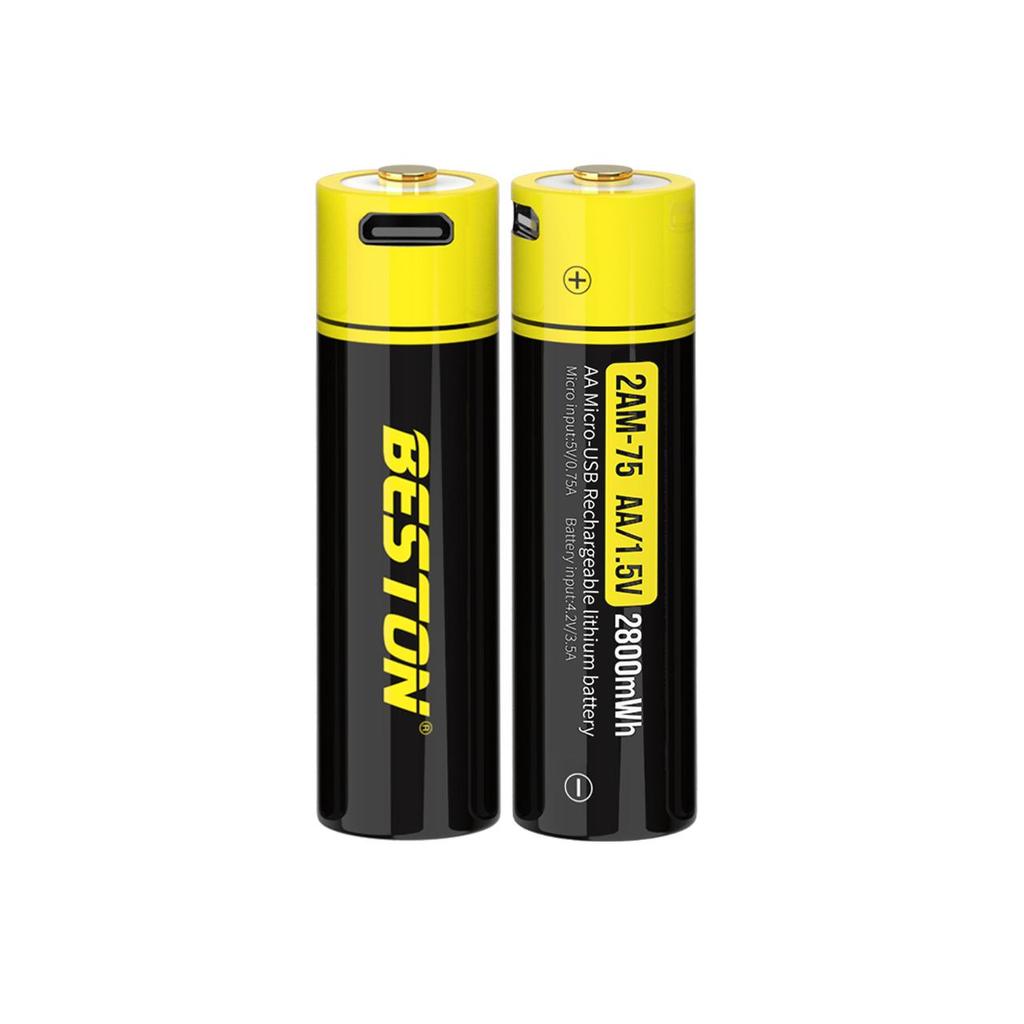 Multifunction AA Lithium Battery 2800mWh Toy KTV Battery 1.5V Constant Voltage Fast Charge USB Rechargeable Battery
