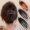 Duckbill Hair Claw Crab Barrette Hair Clip for Women Acrylic Hairpin Ponytail Hairgrip Girls Hair Accessories Headwear