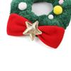1Pc Christmas Dog Collar Christmas Plush Neck Scarf For Pet Plush Christmas Cat Collar Comfortable Adjustable Collars For Pet