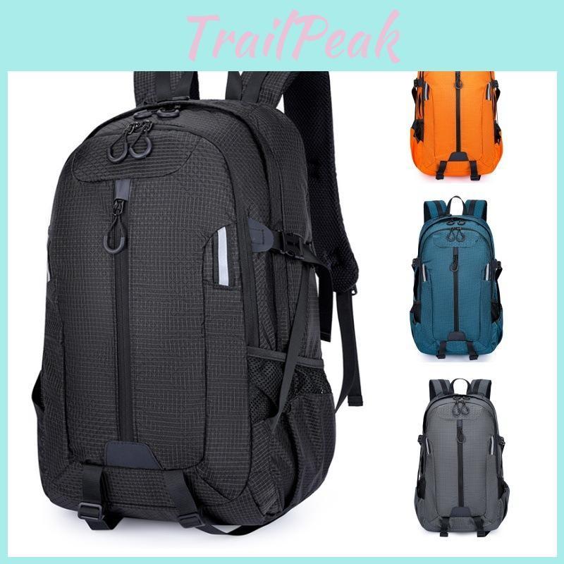 Zip Backpack Outdoor Large Capacity Mountaineering Bag Splash Proof Travel Bag