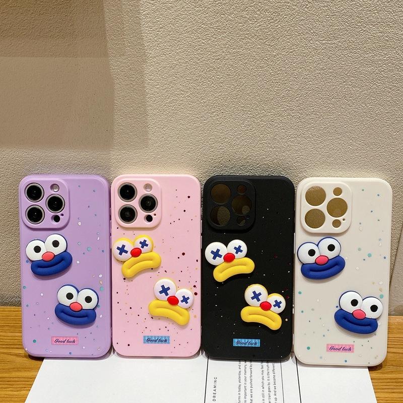 Applicable to Samsung S25 mobile phone case fun funny sausage mouth A06S A36 creative three-dimensional cartoon soft cover