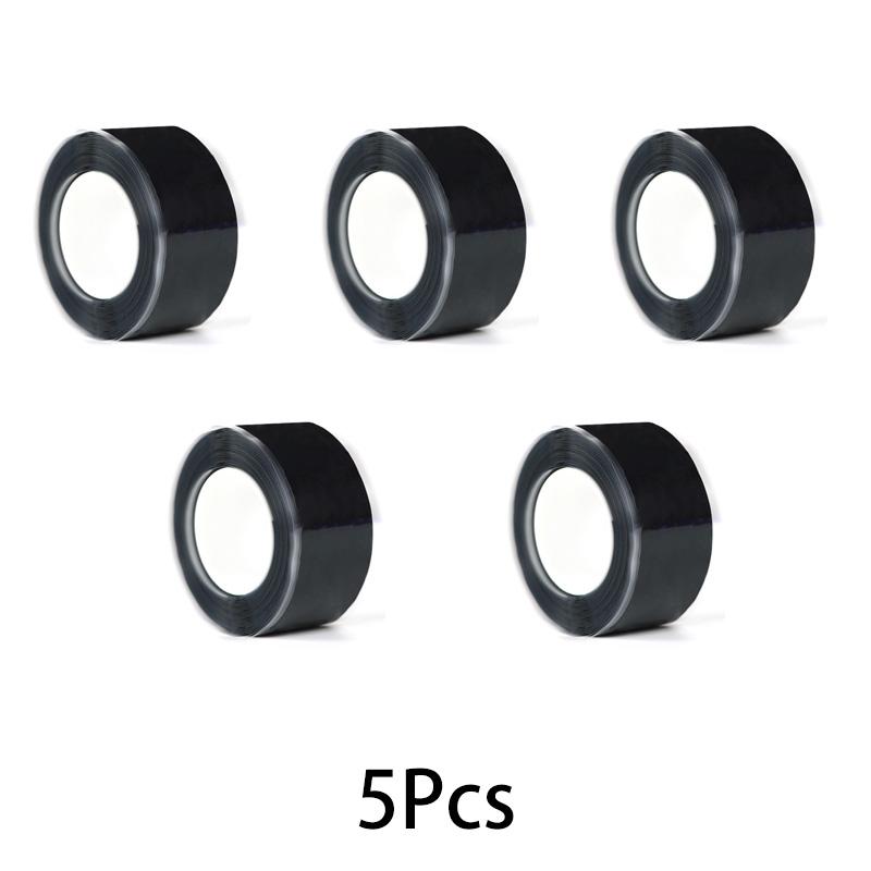 Black Self-Fusing Silicone Tape Cinta Impermeable Sellante Leak-stopping Water-stopping Repair Waterproof Sealing TapePinstriping Tape 3
