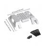 Center Gearbox Bottom Plate Easy to Install Metal with