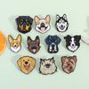 Cute Pet Dog Enamel Pins Golden Retriever French Bulldog Cartoon Animal Brooches Lapel Backpack Badge Jewelry Gifts For Friends