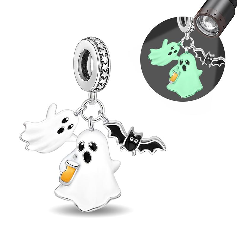 Copper Pumpkin Halloween Dark Phantom Devil Fit Diy Bracelet Necklace Making Gift Of High Quality Fine Jewelry