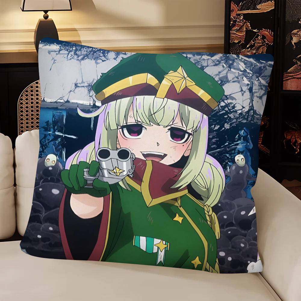 Anime AAraga Kiwi Pillow Case Fashion Square Pillowcase Bedroom Sofa Room Ins Decoration Leisure