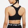 Nike Swoosh Medium Support One-Piece Padded Sports Bra Women Underwear Black DR2831-010