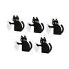 5 Pieces Cats Whisker Holder Cat Vase for Desks Wall Lover Gift