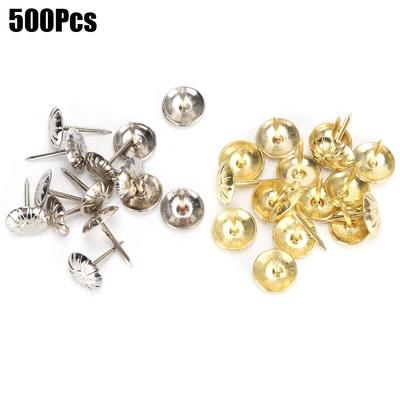 500PCs Upholstery Nails Chrysanthemum Shape Sofa Decor Clothing Accessories Iron 11 X 16MM
