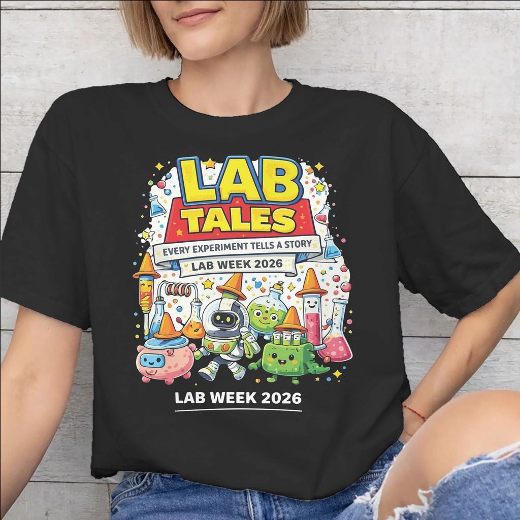 Printed Lab Crew Lab Week 2026 T Shirt for Unisex Unisex 100 Cotton Tshirts Short Sleeve Clothes