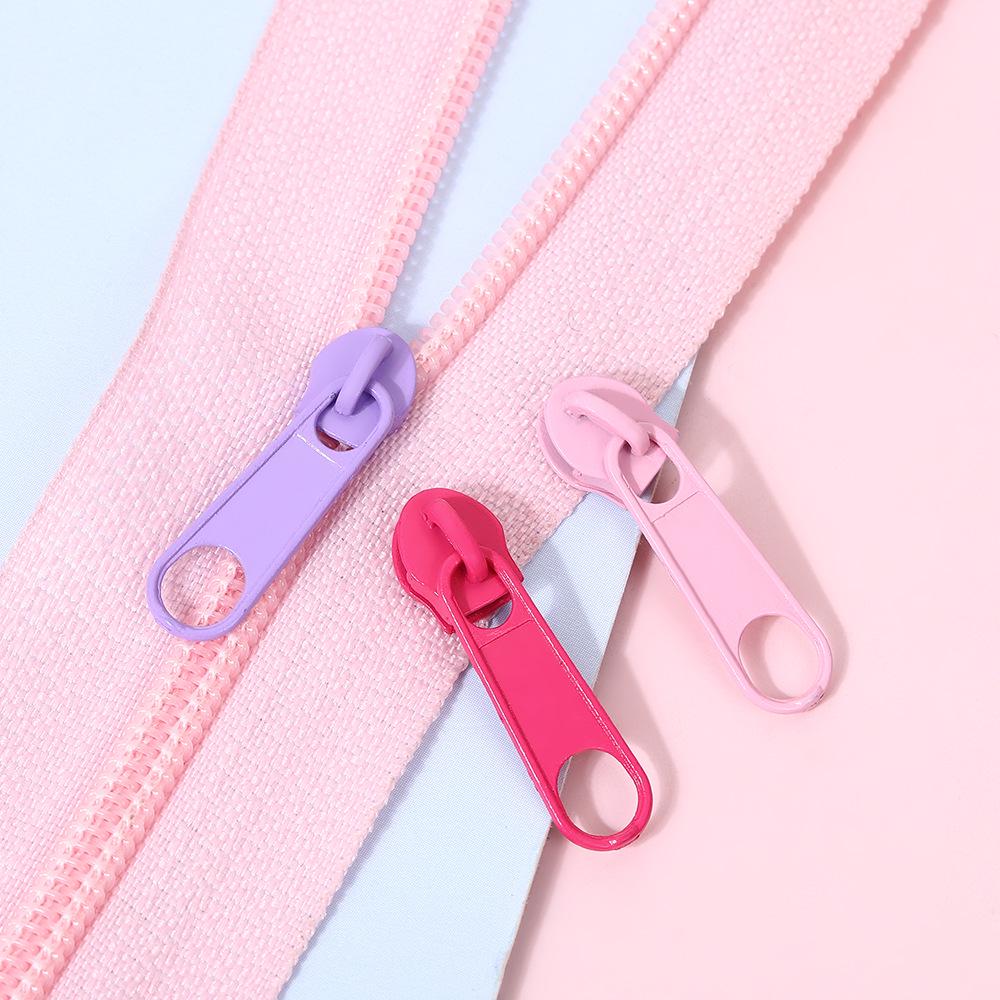 In Stock: No. 3 Candy-Colored Nylon Zipper Pull, Universal for Luggage & Clothing