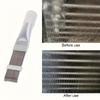 Air Conditioning Fin Cleaning Comb Stainless Steel Brush Fin Straightener Air Conditioner Cleaning Tool