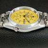 VINTAGE REFURBISHED SEIKO 5 AUTOMATIC JAPAN MENS YELLOW DIAL WATCH a445965-1