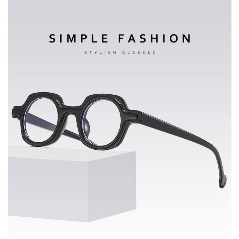 Hexagon Glasses Frame Handmade Eyewear Clear Lens Glasses Transparent Eyeglasses Acetate Spectacles